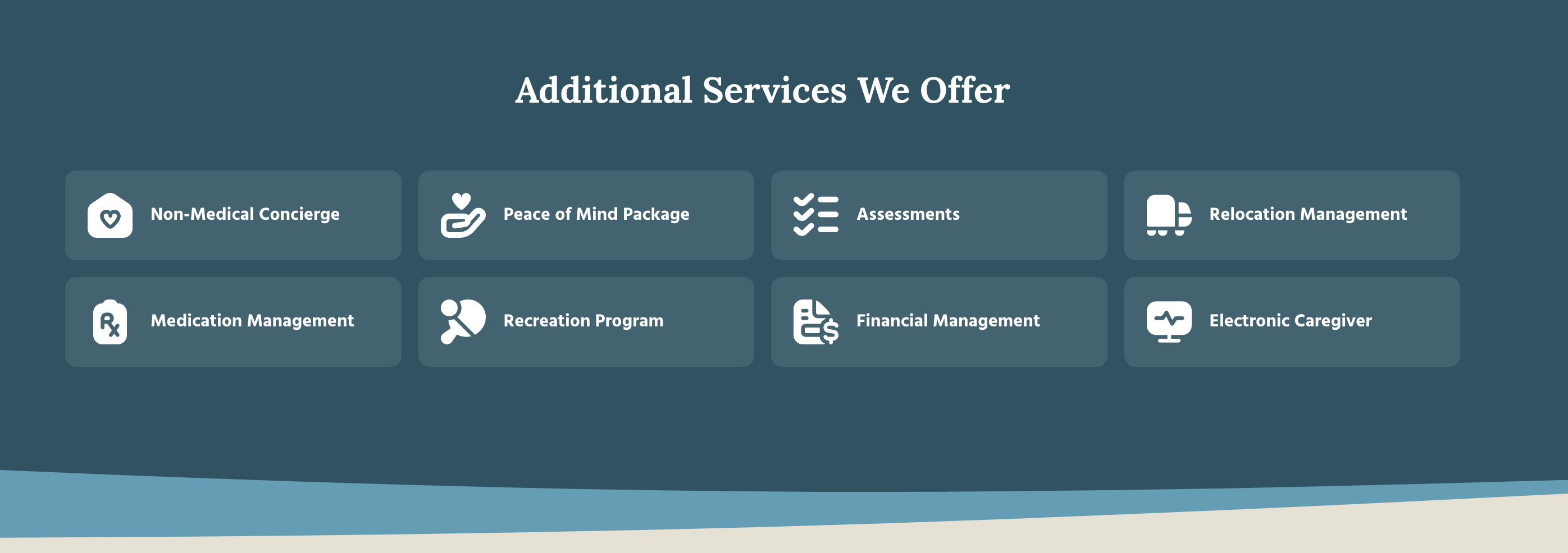 All of Reflections' services.